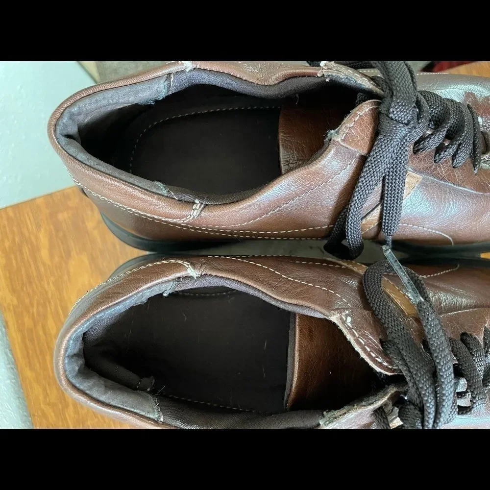 Bacco Bucci Oxford Lace Up Leather Dress Shoes Size 10